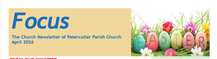 202604 April Focus banner | Peterculter Parish Church